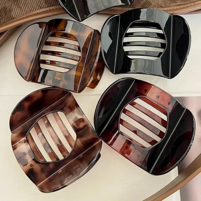 Новые уксусные заколки для волос больших размеров женщин нескользящие