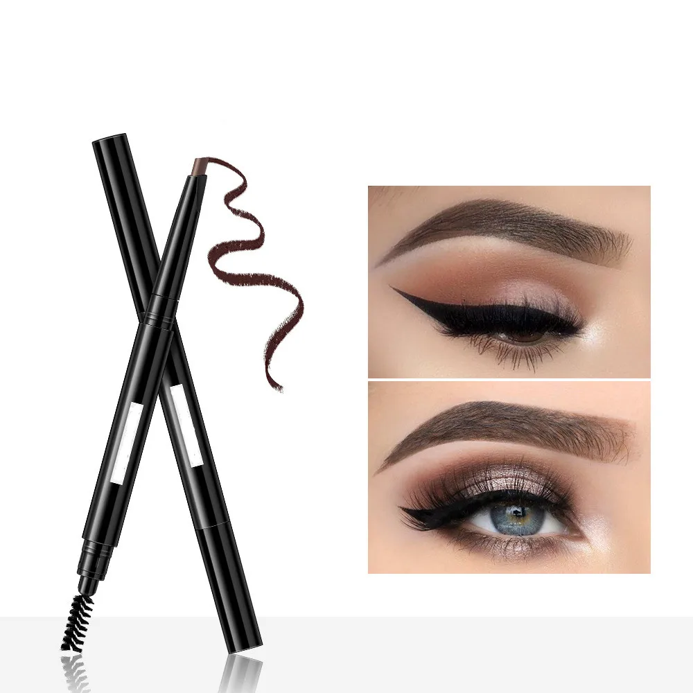 

3D Eyebrow Enhancers Plastic Automatic Eyebrow Pencil Waterproof Eyebrow Pen with Brush Eyeliner Eye Brow Gel Eye Makeup Tools