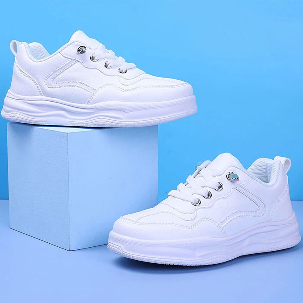 

Basketball High Top Summer Breathable Gym Sport White Boys Girls Kid Sneaker