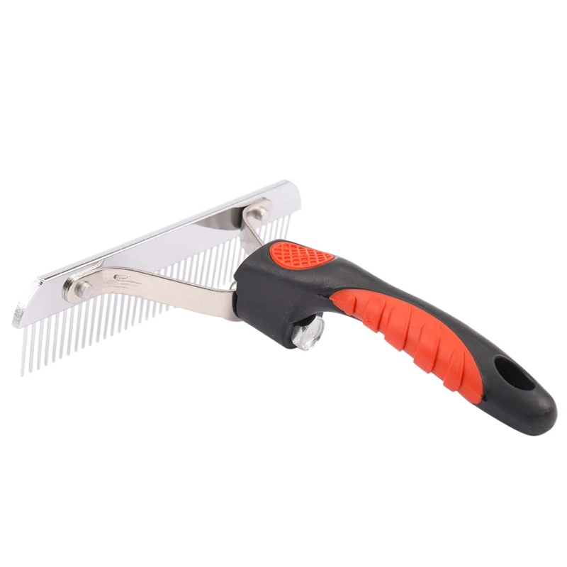 

2X Pet Comb Extra-Large Rake Comb Grooming Brush Deshedding Tool Beauty Comb For Large Dogs Golden Retriever Husky