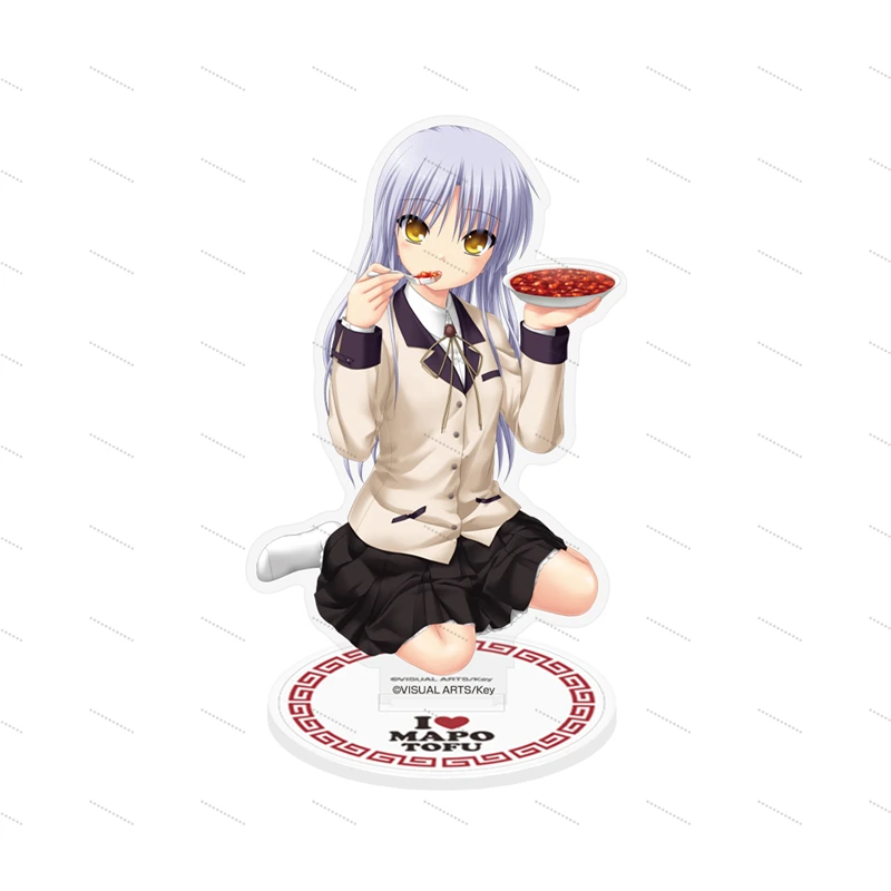 Фото Фэнтези-битва в стиле аниме: Angel Beats! Настольная акриловая фигурка-стенд 15 см в стиле школьной формы, подарок для друзей и фанатов на фестиваль №3