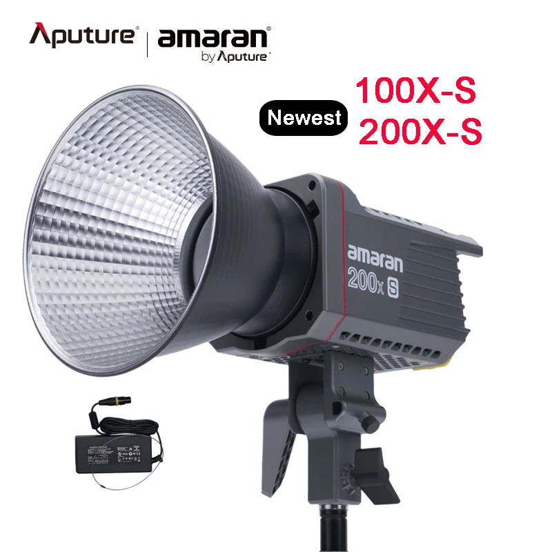 Aputure Amaran 200X-S/100X-S светодиодный освещение для видеосъемки 2700-6500K Совместимость с Bluetooth управление через приложение PK RC120B доставка 24 часа в сутки