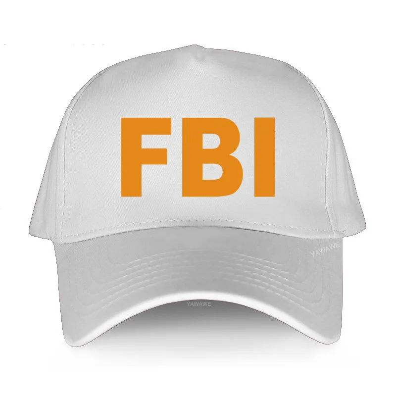 

Luxury Cap Fashion cotton sun hatvisor unisex FBI agent secret service police CIA Sta New Hat Simple Style men baseball caps