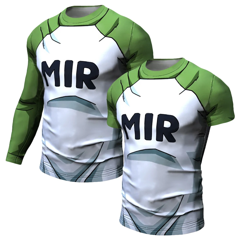 Футболка мужская компрессионная с длинным/коротким рукавом быстросохнущая