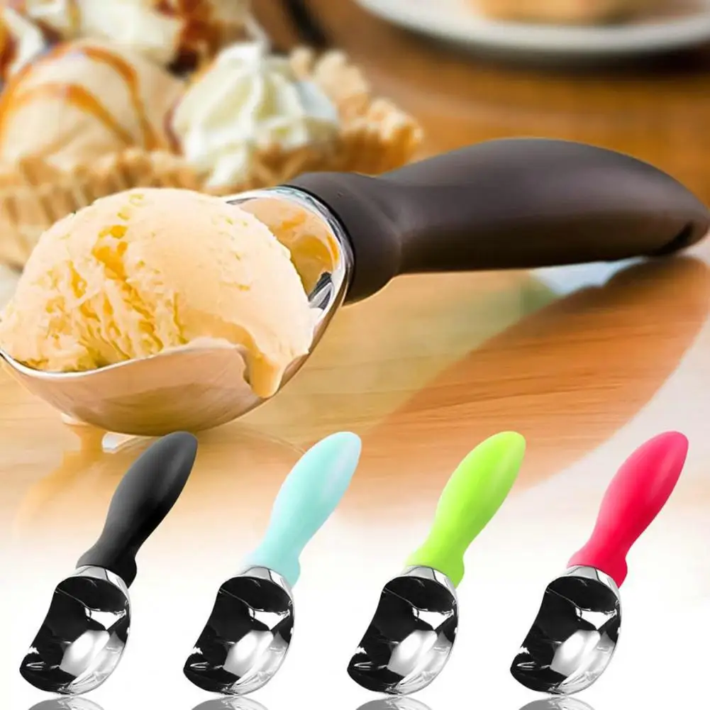 

Sorbet Scoop Zinc Alloy Dough Scoop Portable Labor Saving Durable Mirror Polished Ice Cream Scoop