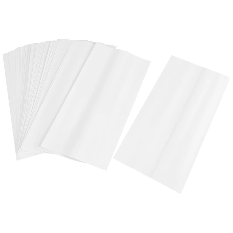 

100 Pieces Sublimation Shrink Wrap Sleeves 5X10 Inch White Bag For 567G Tight Tumblers, Heat Transfer Shrink Film