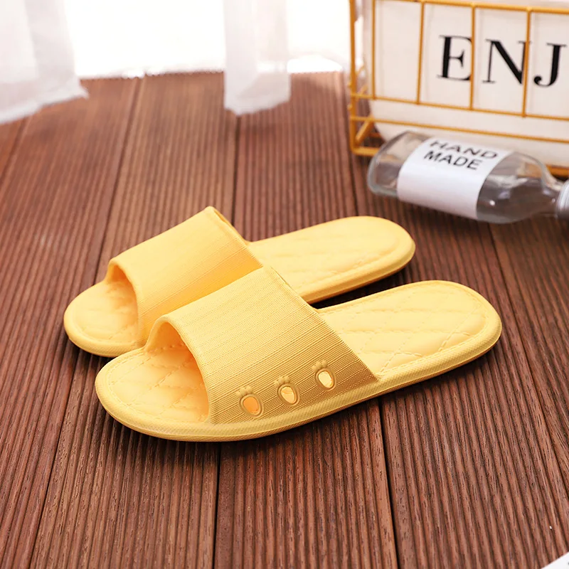 Non-Slip Slippers Men Women Indoor Home Slides Bathroom Waterproof Shoes Soft Bottom Outer Wear Sandals