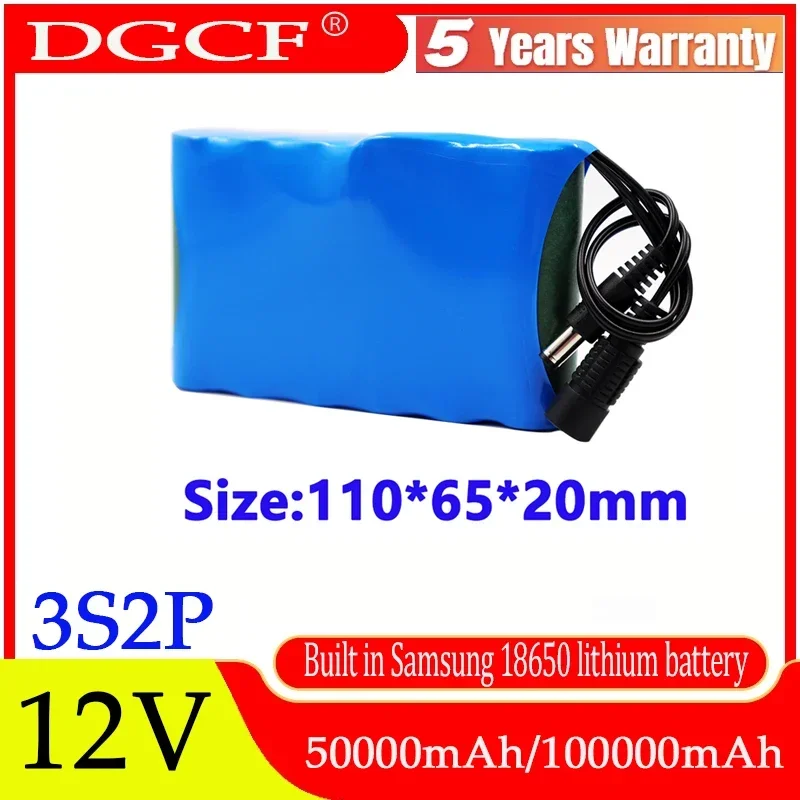 Литиевая аккумуляторная батарея 18650 для усилителя звука видеонаблюдения с