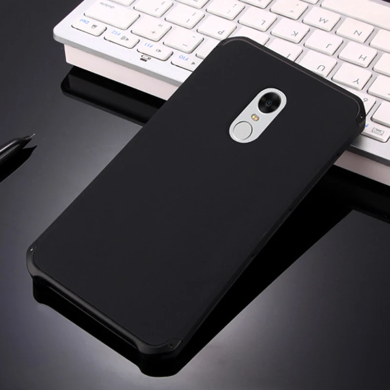 

New Upgrade Anti-fall Metal Frame PC Back Case For Xiaomi Redmi Note 4X 4 Note4 Global Aluminum Alloy Bumper Cover