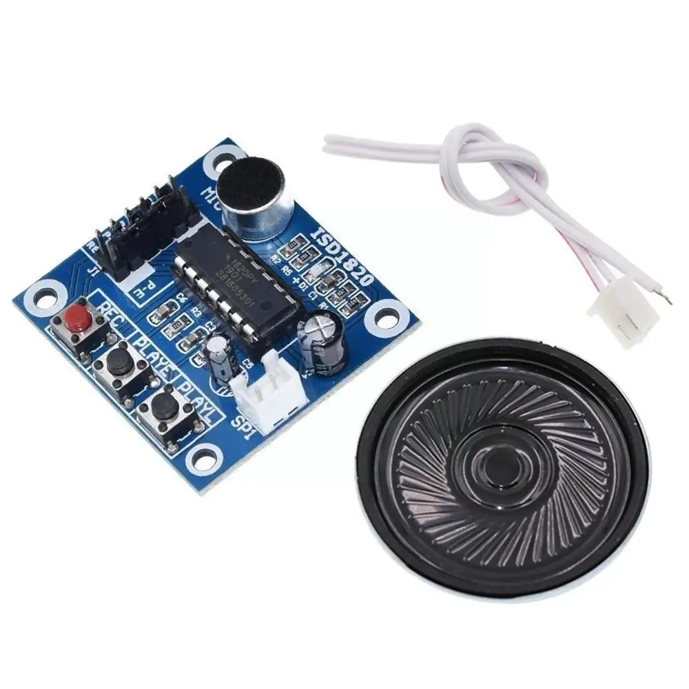 For ISD1820 Recording Voice Module Voice Module Recording Module Tone And Dual Voice Module Board Playback H6W1
