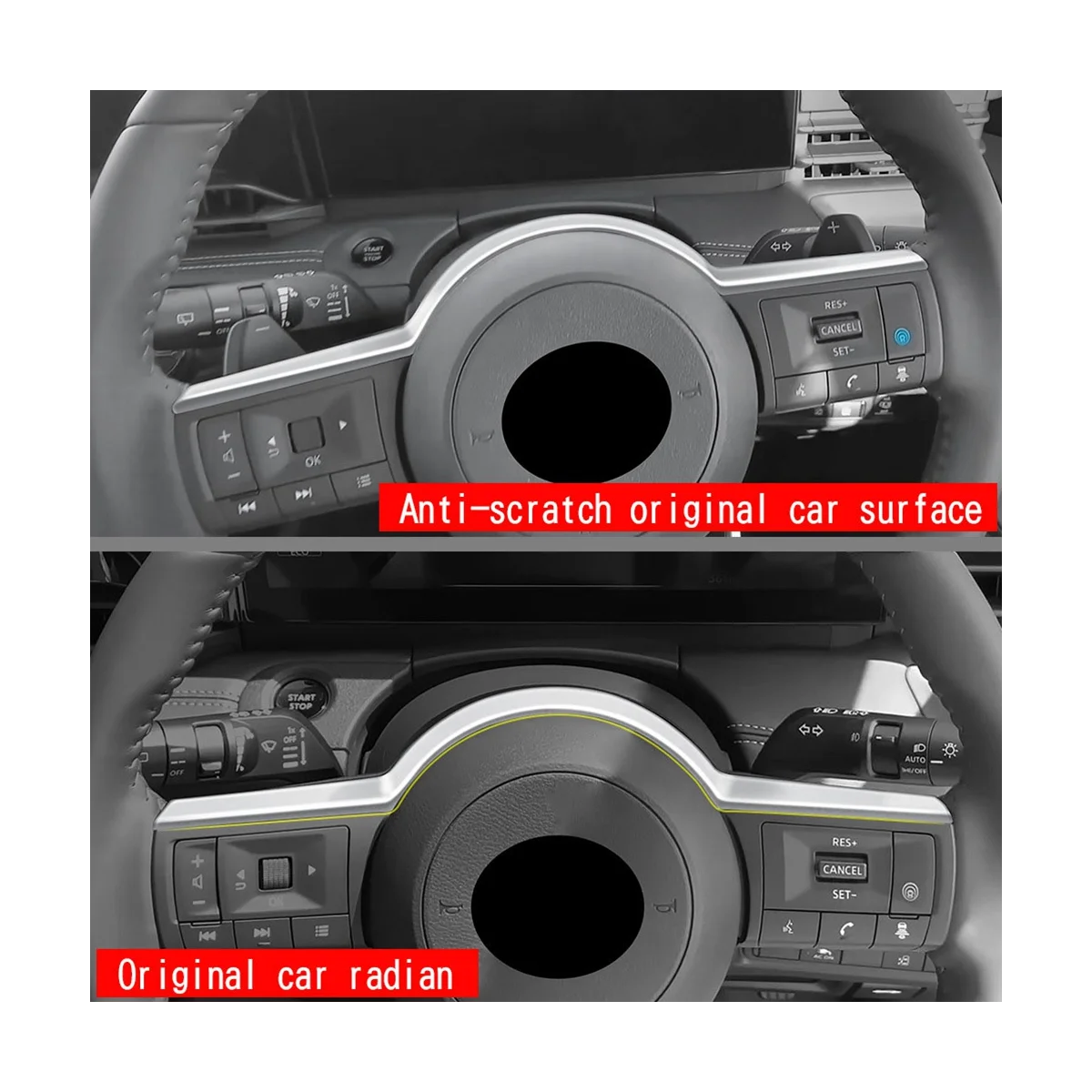 Накладка на заднюю панель автомобильного рулевого колеса для Nissan Серена C28 2022-2023