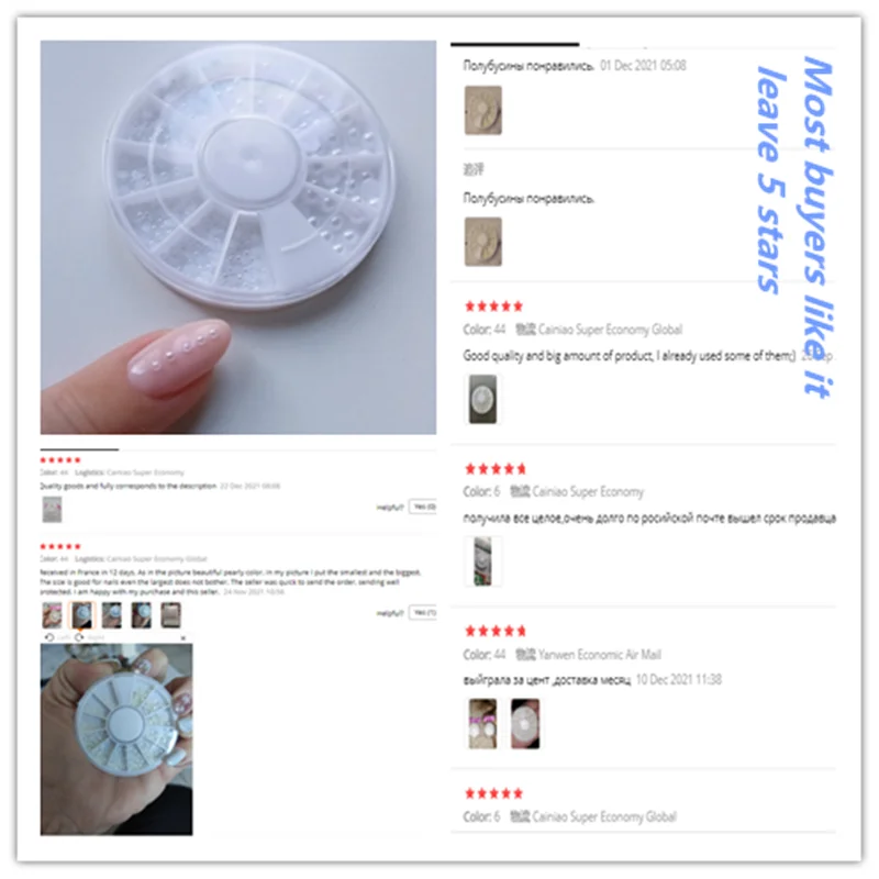 1 колесо полужемчужные бусины для дизайна ногтей стразы украшения смешанные