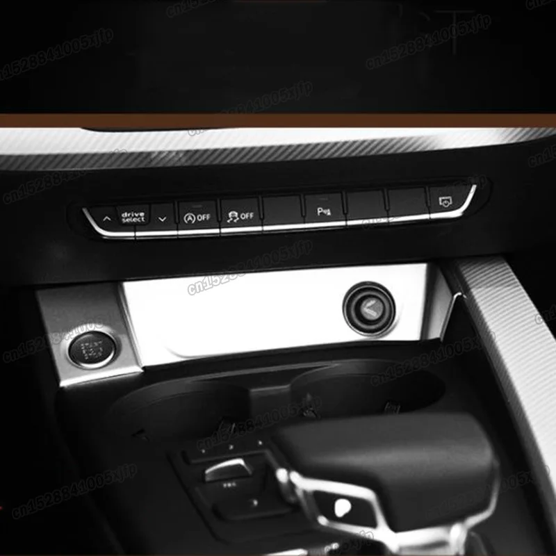 Автомобильная центральная консоль панели прикуривателя для Audi A4 B9 2017 2018 2016 A5 S4 S5