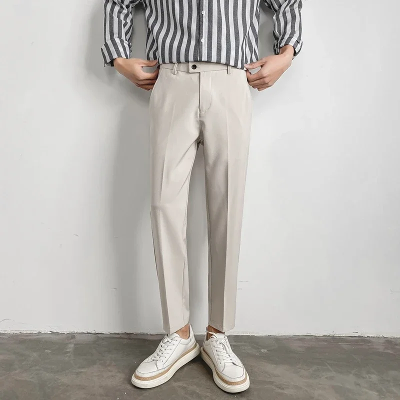 MRMT 2024 брендовые мужские брюки тонкие повседневные длинные на маленькой ноге