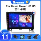 Srnubi Android 11 автомобильный радиоприемник для Haval Hover Great Wall H3 H5 2011-2016 мультимедийный видеоплеер навигация GPS 2din DVD головное устройство