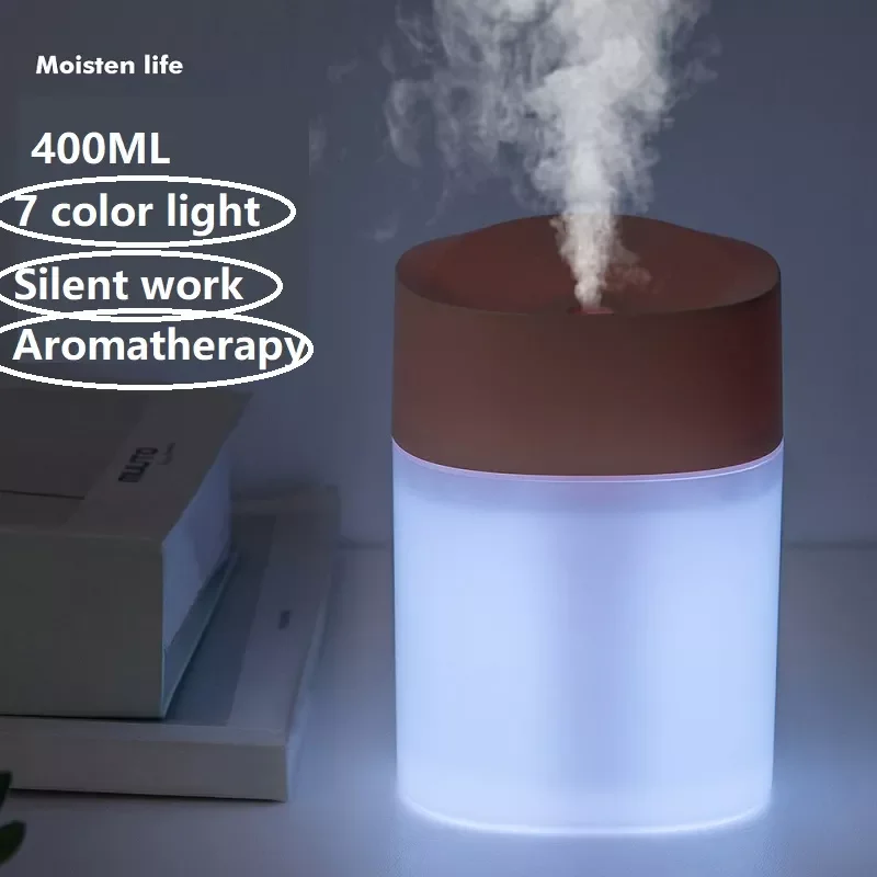 

Mini Air Humidifier Ultrasonic Aromatherapy Diffuser Portable Sprayer USB Essential Oil Atomizer With LED Lamp For Home