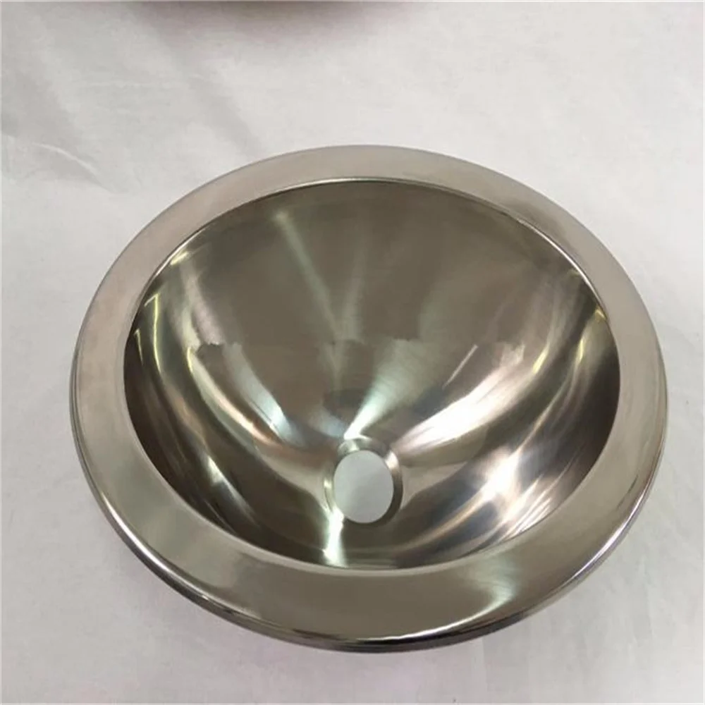 Раковина из нержавеющей стали 290*220*120 мм полированная Золотая окрашенная фургон RV