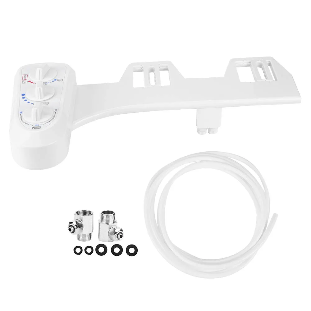 

3/8 Thread Bidet Attachment Hot and Cold Water Double Nozzle Toilet Bidet Sprayer EU Standard Bidet§Toilet Bidet§Toilet