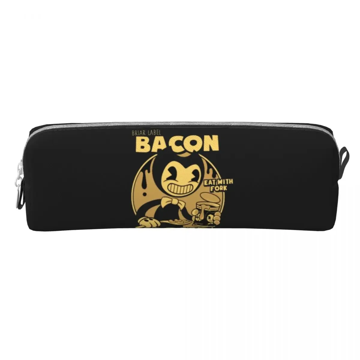 Б-Bendys Φ Веселая еда с вилкой школьные Чехлы милый детский портативный футляр для