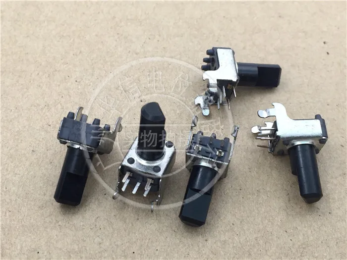 [BELLA]Японский ALPS 09 горизонтальный двойной потенциометр 103A A10K длина ручки 5 футов