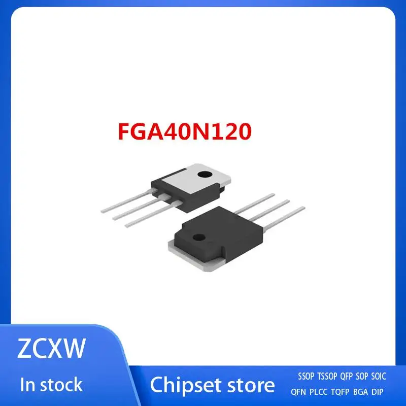 10 шт./партия FGA40N120ANTD FGA40T120SMD FGA40N120 40N120 TO-3P 40A 1200V