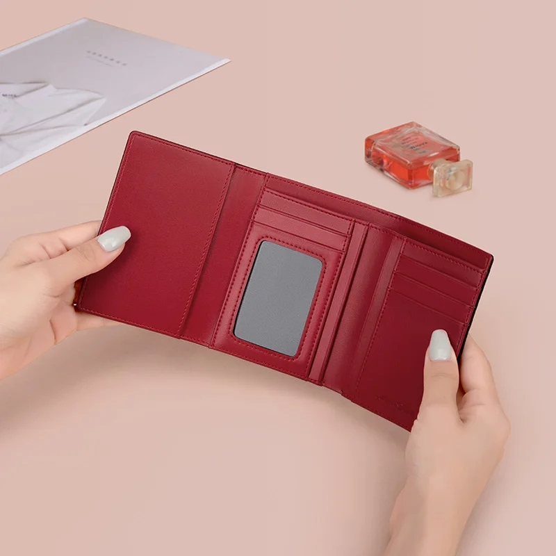 MashaLanti Women Wallets Short Female Purse Classic Style Card Holder Wallet Cardholder Designer Brand Money Purses