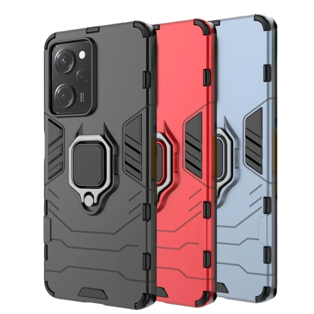 

For Xiaomi Poco X5 Pro Case For POCO X5 X4 Pro M5 X4 GT F4 X3 Magnetic Finger Holders Cover Funda PocoX5 Pro Coque Capa