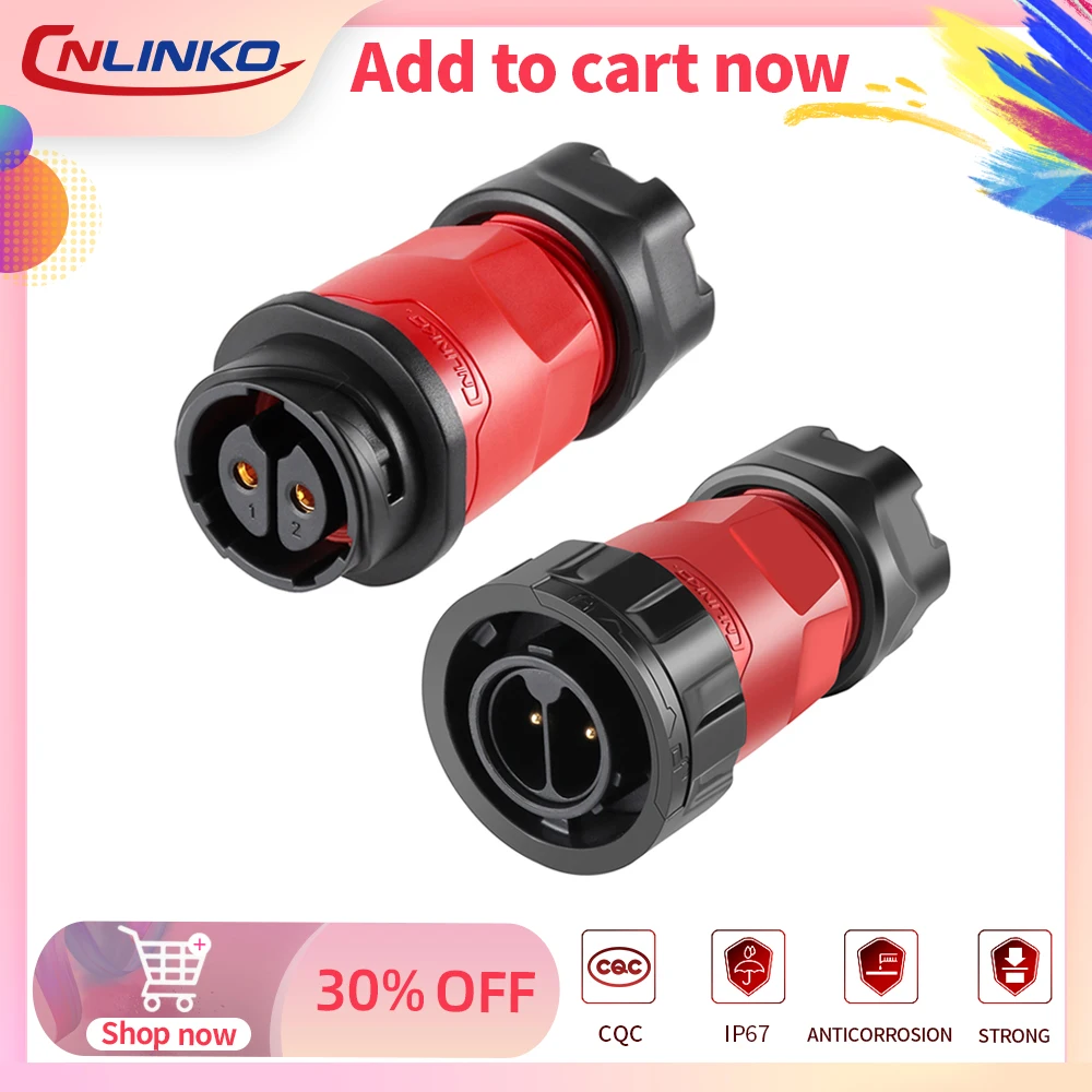 

Cnlinko YM20 Plastic Industrial M20 Circular Connector 2 3 4 5 7 9 12 14 Pin Waterproof Electrical Panel Aviation Connectors