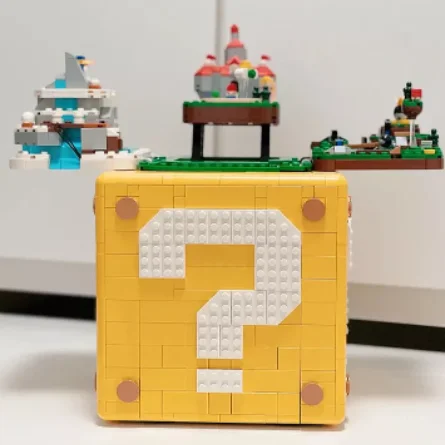 

Super Marioed 64 Question Mark Box Model Building Blocks Bricks TV Game Kids Toys For Children Gifts Compatible 71395