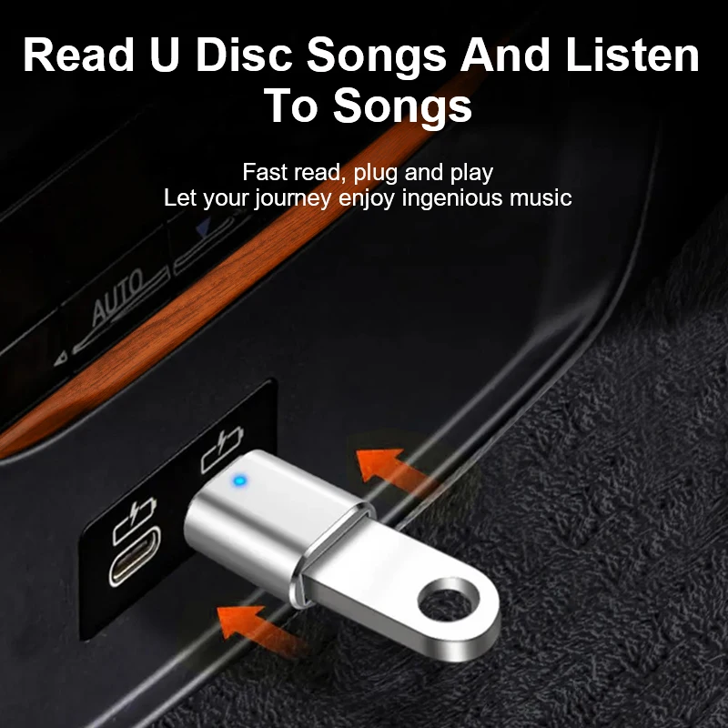 Новинка адаптер OTG с подсветкой USB 3 0 Type-C переходник C папа на мама для Samsung S20 Macbook