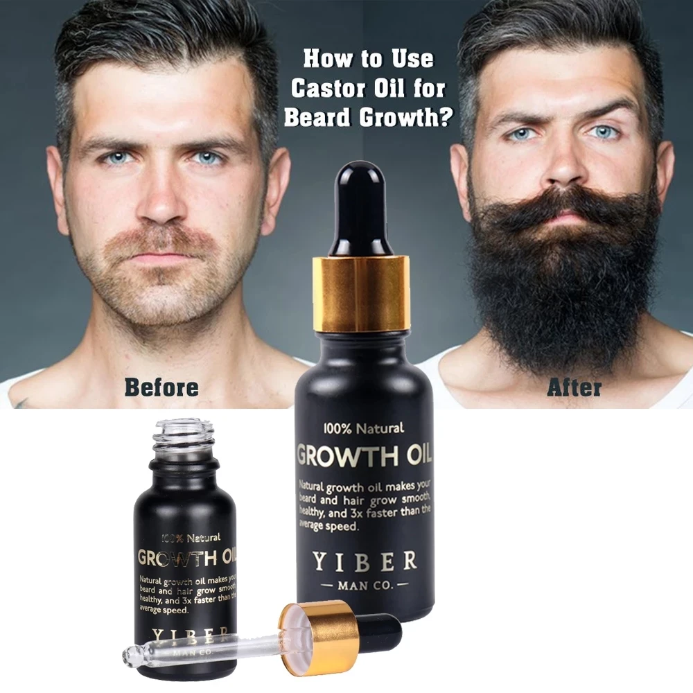 

Men Beard Growth Oil Kit Soften Hair Growth Nourishing Enhancer Beard Wax Balm Moustache Oil Leave-In Conditioner Beard Care