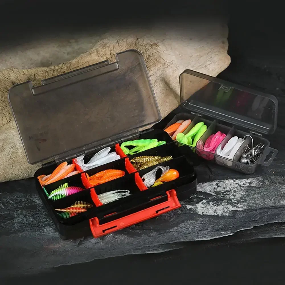 Металлическая коробка 75 шт./35 шт. мягкая приманка набор приманок для дорожного