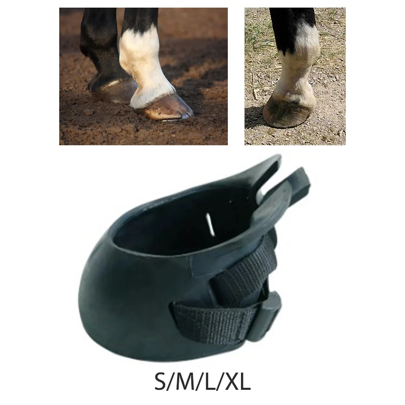 

Horse Hoof Boots Equine Hoof Protector Equestrian Equipment Outdoor Durable Horses Protection for Training Riding Parts