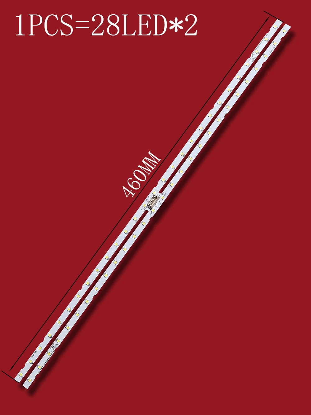 

Новинка, 2 шт., 28 светодиодных лент для телевизора Samsung 43 дюйма, UE43NU7100U BN44-00947A 43nu7120u