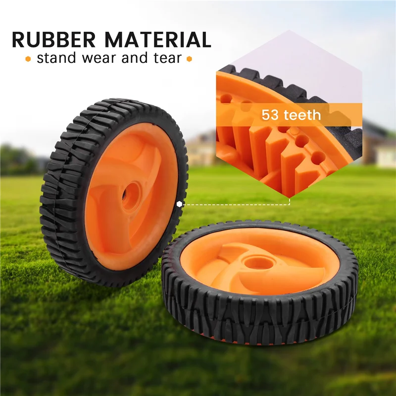 2 шт./упаковка колесо для газонокосилки 196 мм 5324025-67 5324029-36 532402567 532402936