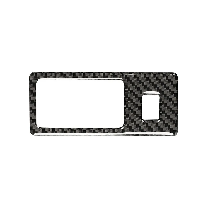 

Для Mazda CX-5 CX5 2017 2018 кнопки переключения фар панель Крышка отделка рамка наклейка аксессуары для интерьера автомобиля углеродное волокно