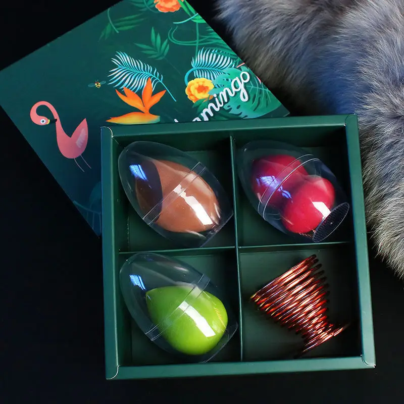 

Gift Box Super Soft Makeup Egg Makeup Sponge Sponge Gourd water Drop Diagonal Cut Powder Puff Set