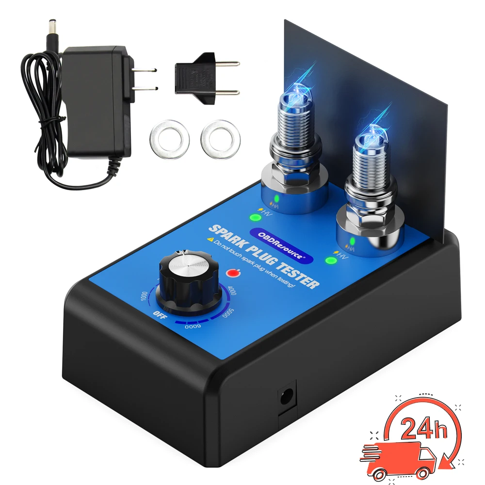 

Тестер Автомобильных Свечей Зажигания С Двойным Анализатором, Диагностический Инструмент, 0-6000 Об/мин, 12В
