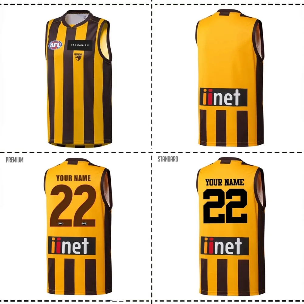 

2022 HAWTHORN HAWKS HOME GUERNSEY JERSEY 2022/2023 Hawthorn Hawks Guernsey Home/Away Rugby Jersey size S--5XL