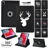 for air 3 10 5air 45 10 9 smart holder cases 360 degrees rotating pu leather tablet cover for apple ipad air 12 9 7 case