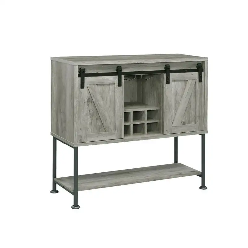 

Door Cabinet with Lower Grey Driftwood
