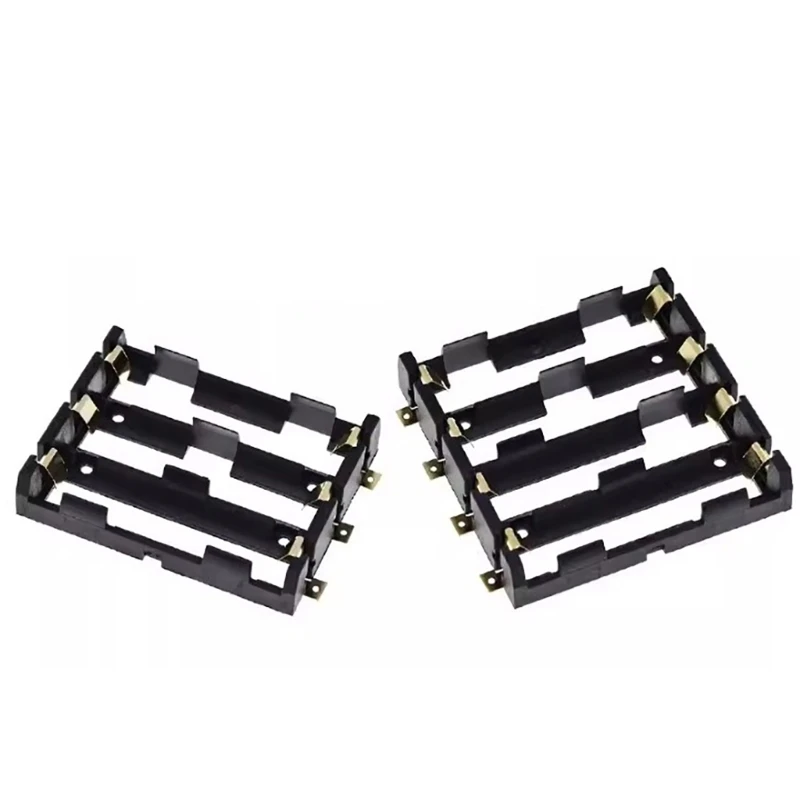 Контейнер для хранения батарейного отсека 18650 с бронзовыми штырями 3/4 слота