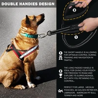 durable dog leash running leash belt elastic pet car safety rope big dog training jogging leads for medium large dog accessories