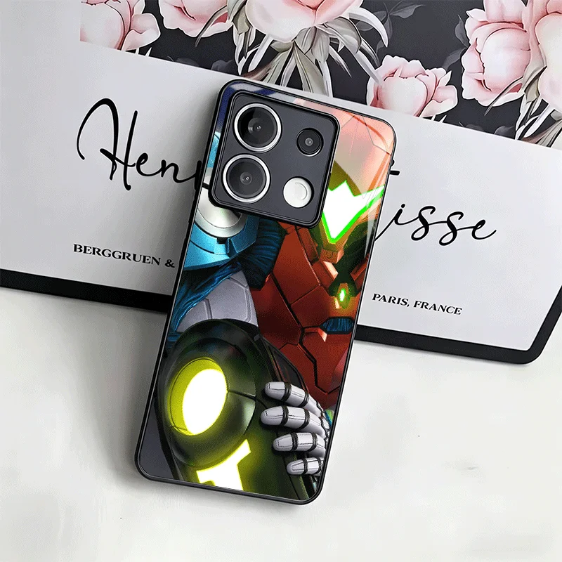 Фото Противоударный чехол M-Metroids Glass для Xiaomi Redmi Note 15 14 13 12 Pro Plus 11 11S 12S 11T 5G 10 №4