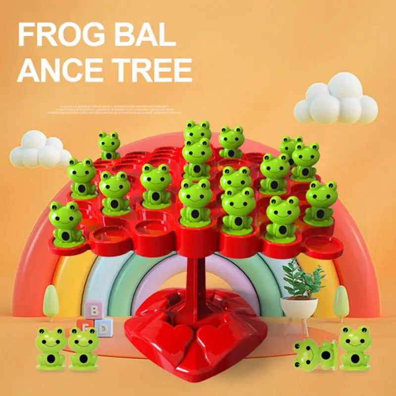 

Math Toy Creative Thinking Training Round Frog Balance Tree Party Game Montessori Toys Parent-child Interactive Leisure Plastic