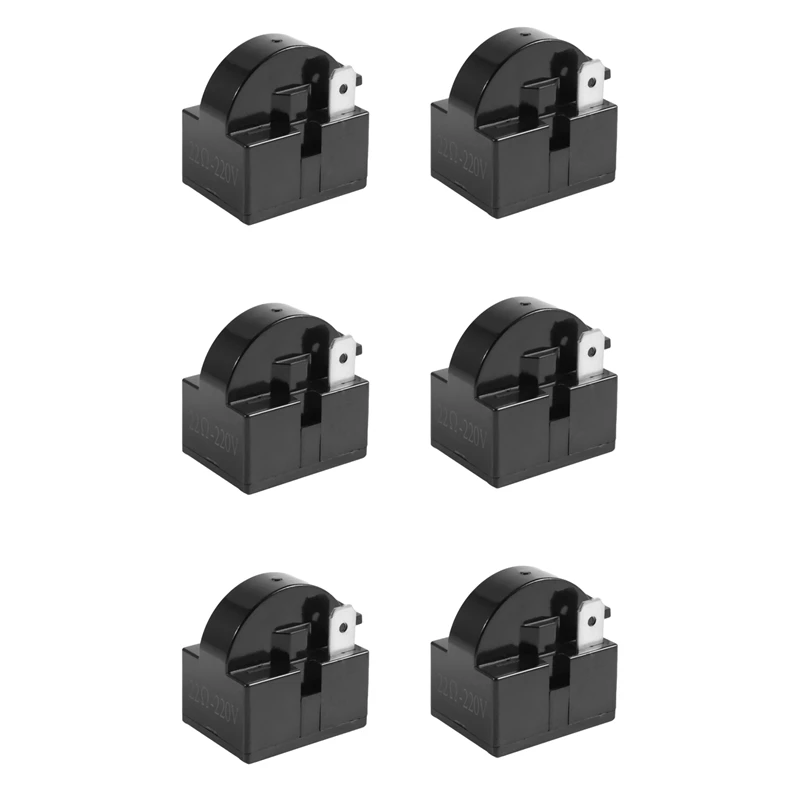 

6X Plastic Case 22 Ohm 2 Pins PTC Starter Relay For Refrigerator