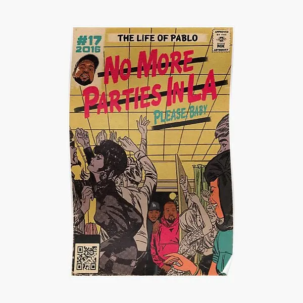 Постер на тему комиксов No More Party In La альтер домашняя винтажная картина для комнаты