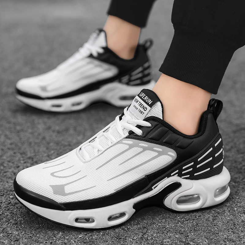 Unisex Full Air Cushion Sneakers 36-47 Brand Men's Casual Designer Shoes Women Fashion Jogging Lovers Luxury Sneakers Men Shoes
