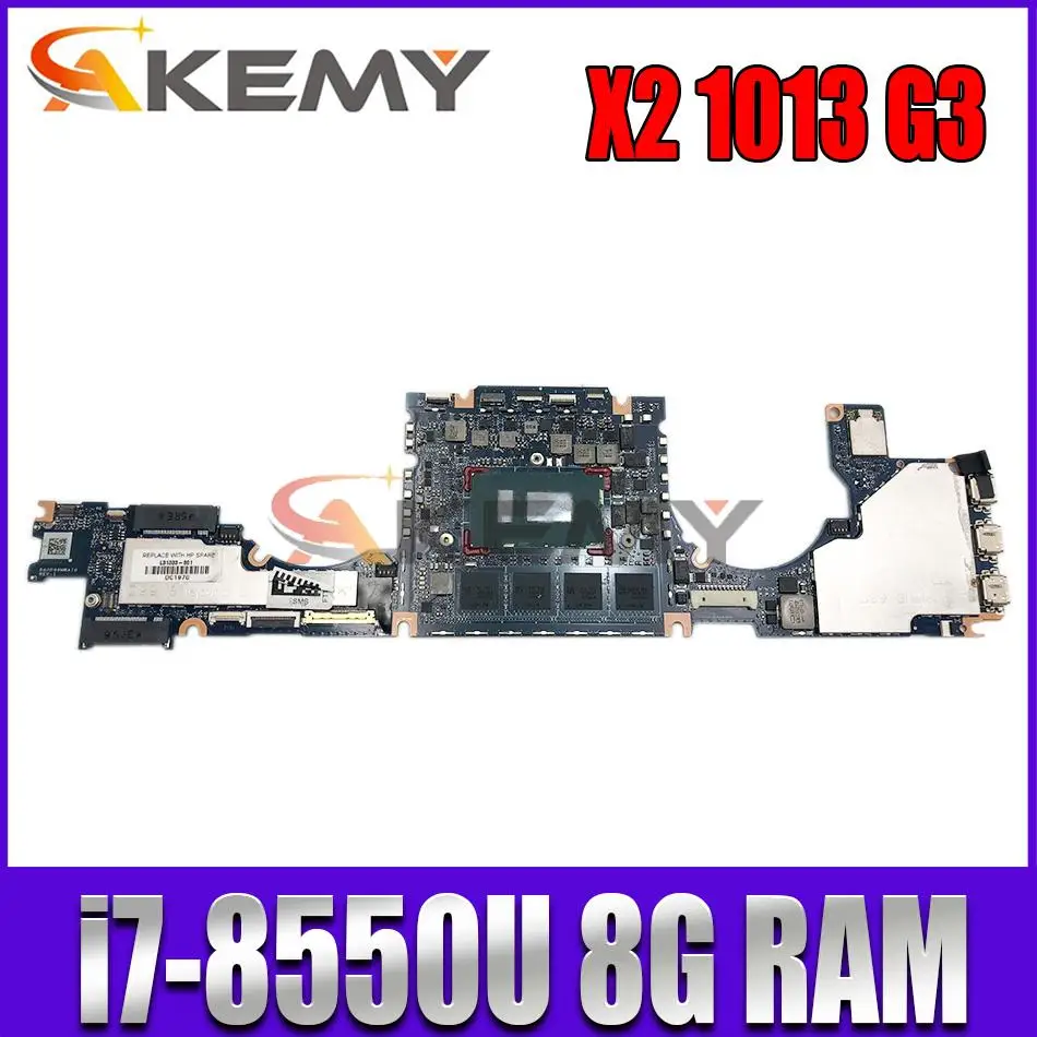 

L31977-601 DA0D99MBAI0 For HP Elite x2 1013 G3 Laptop motherboard L31977-001 with i7-8550U CPU 8GB RAM 100% test ok