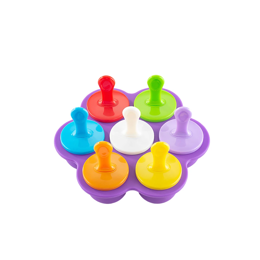 

Форма для мороженого, 7 ячеек, сменная форма для льда сплошного цвета